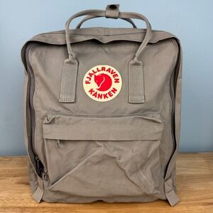 Fjallraven Kanken Mini Backpack Gray Everyday Adjustable Outdoor Hiking Logo